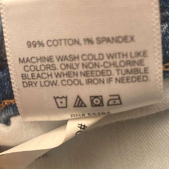 💙NEVER WORN | Express Modern Straight Super High Rise Jeans | Size 4R - Picture 4 of 12